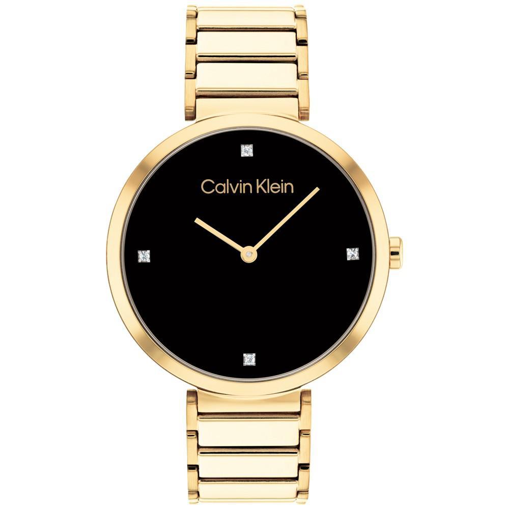 商品Calvin Klein|Gold-Tone Bracelet Watch 36mm,价格¥1231,第1张图片