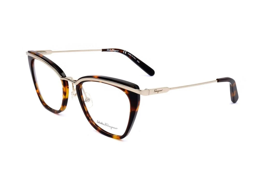 商品Salvatore Ferragamo|Salvatore Ferragamo Eyewear Cat-Eye Frame Glasses,价格¥1037,第2张图片详细描述
