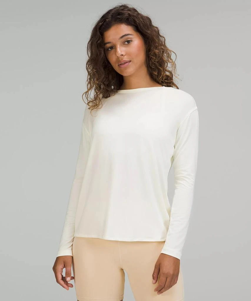 商品Lululemon|Modal-Blend Open-Back Long Sleeve Shirt,价格¥446,第3张图片详细描述