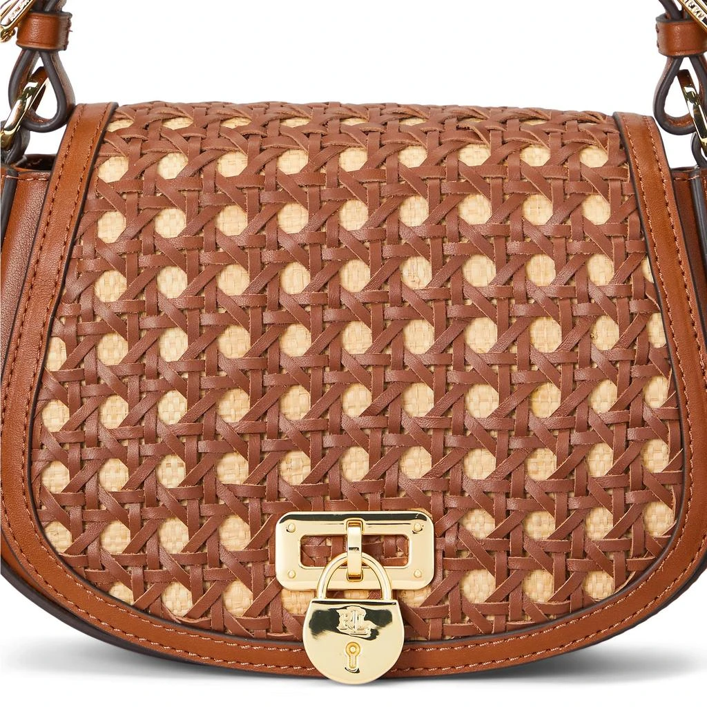 商品Ralph Lauren|Woven Medium Tanner Crossbody Bag,价格¥3855,第4张图片详细描述