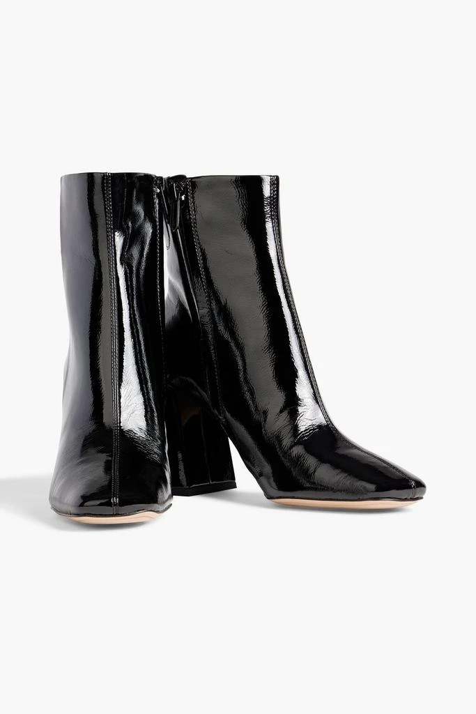 商品Sam Edelman|Codie faux patent-leather ankle boots,价格¥386,第2张图片详细描述
