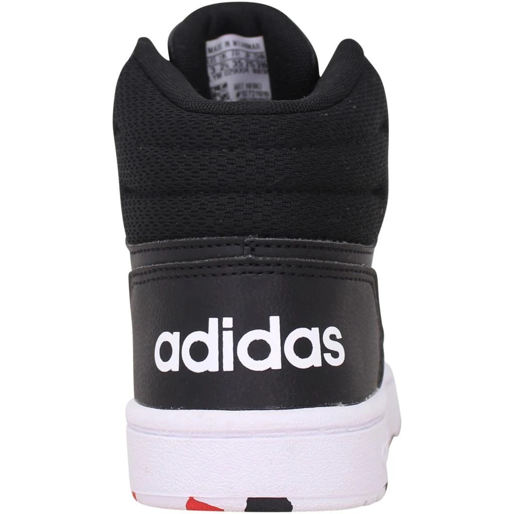 商品Adidas|Adidas Hoops Mid 2.0 Core Black / Cloud White / Vivid Red  H01063 Grade-School,价格¥286,第3张图片详细描述