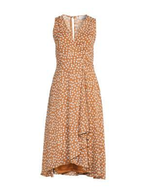 Polka Dot Wrap Dress商品第3张图片规格展示