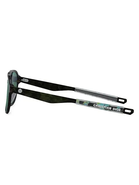 商品Dior|Havana 56MM Round Acetate Sunglasses,价格¥4893,第4张图片详细描述