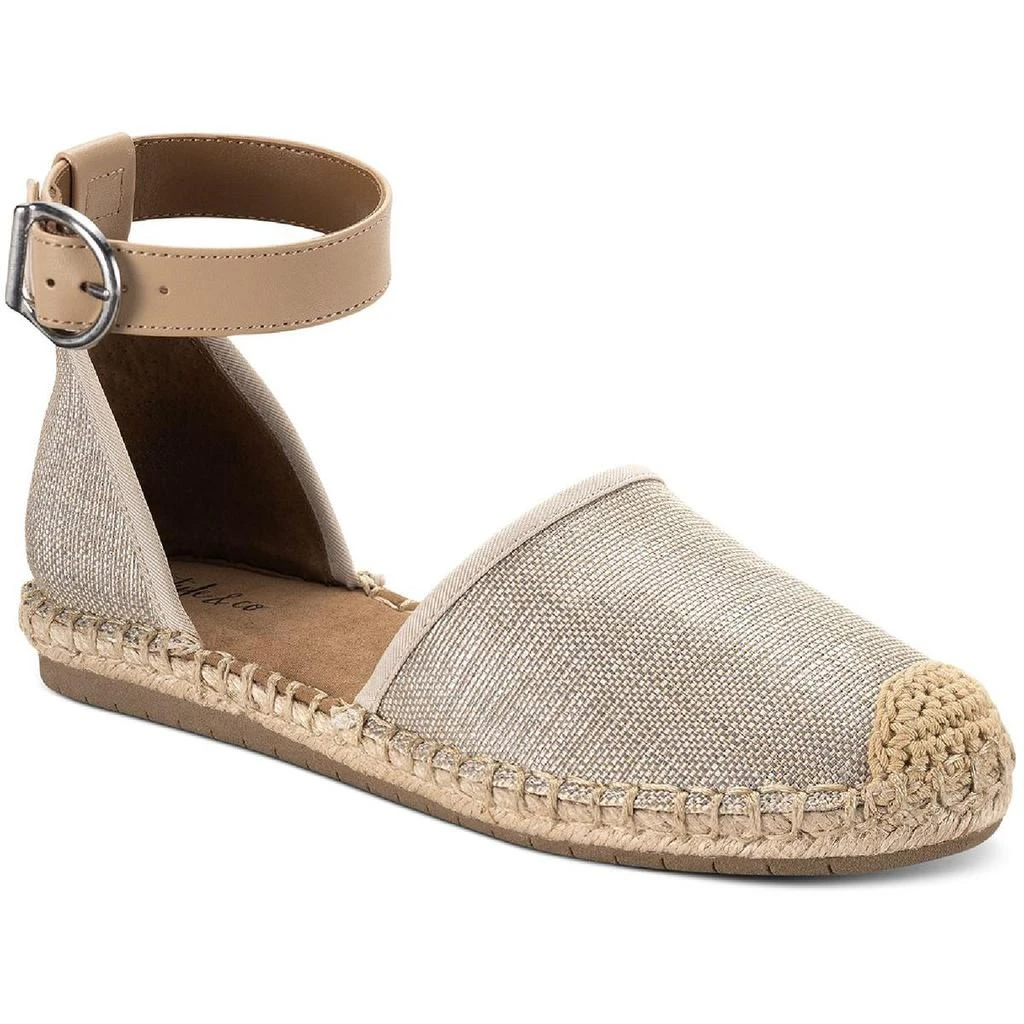 商品Style & Co|Style & Co. Womens Paminna Faux Suede Toe Cap Flat Sandals,价格¥72,第1张图片