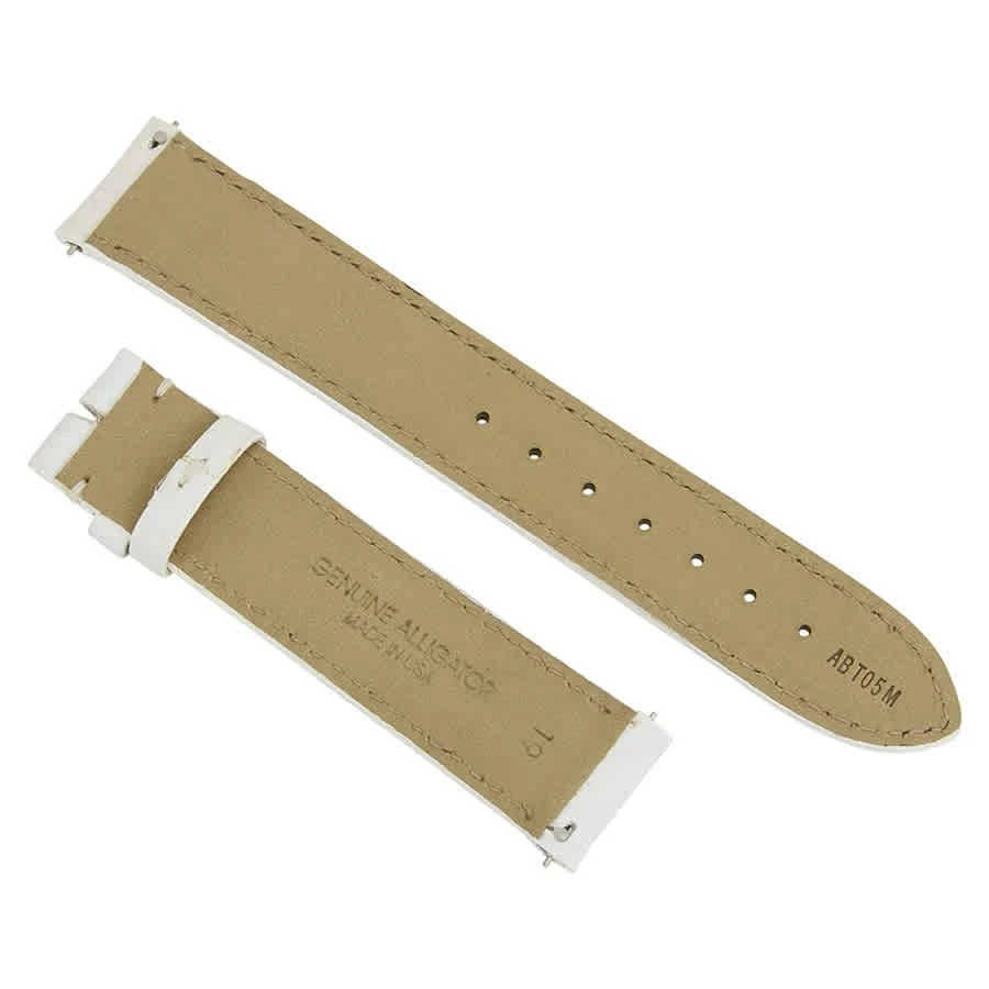 商品Hadley Roma|19 MM White Alligator Leather,价格¥163,第1张图片