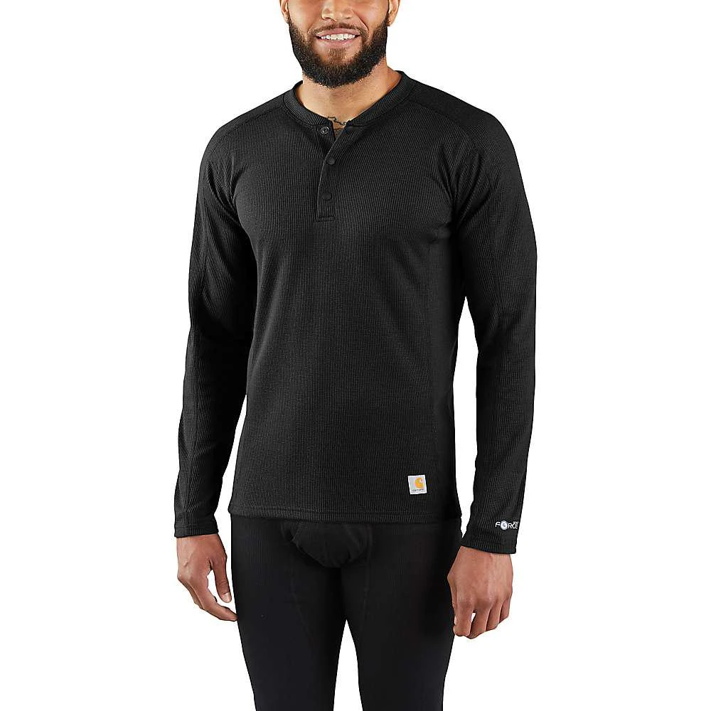 商品Carhartt|Carhartt Men's Base Force Midweight Classic Henley (Tall),价格¥165,第2张图片详细描述