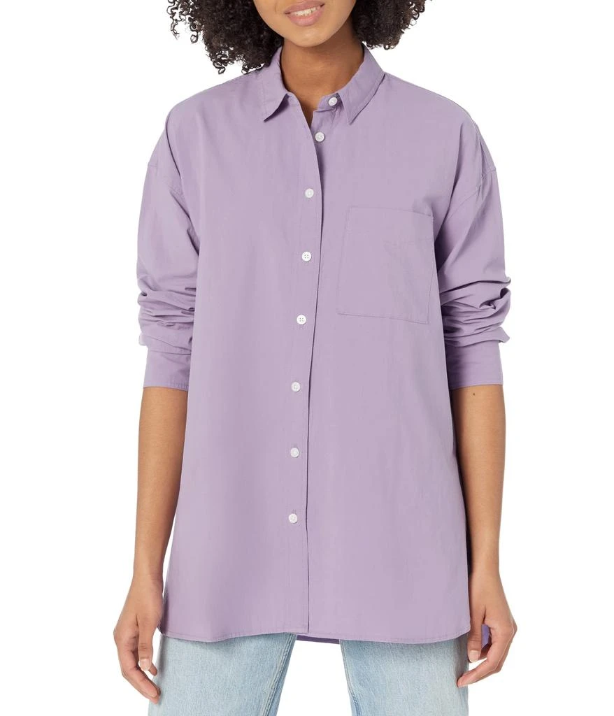 商品Madewell|The Signature Poplin Oversized Shirt,价格¥565-¥628,第1张图片