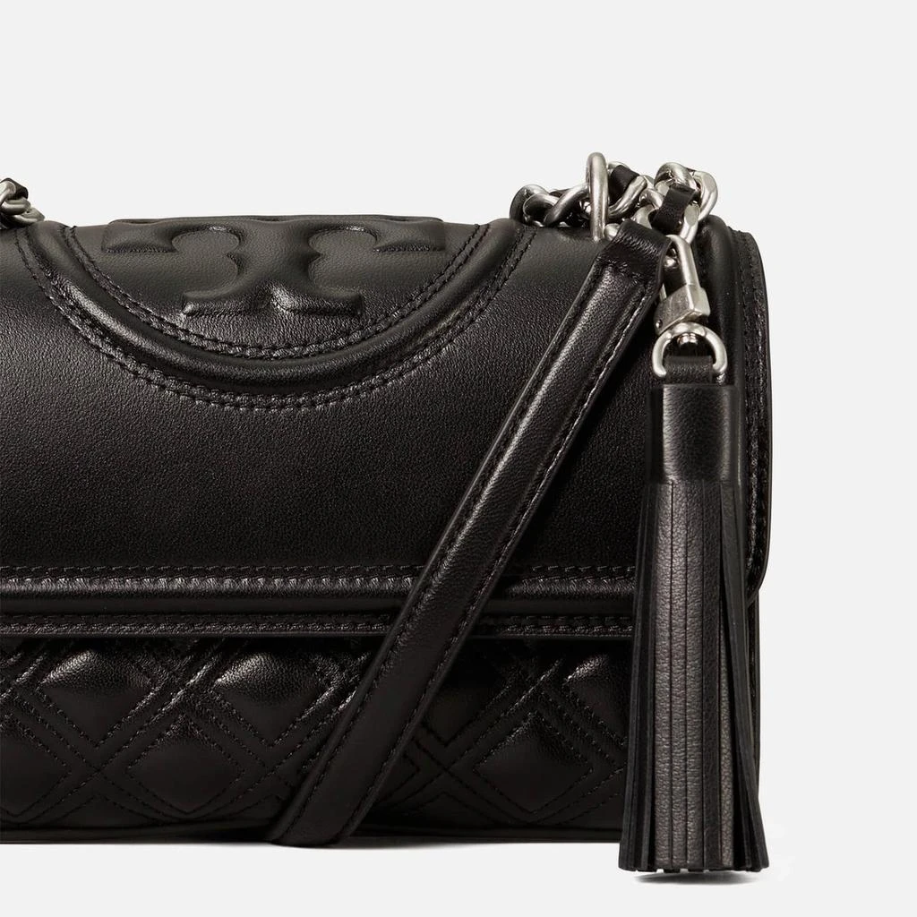 商品Tory Burch|Tory Burch Women's Fleming Small Convertible Shoulder Bag - Black/Silver,价格¥4702,第4张图片详细描述