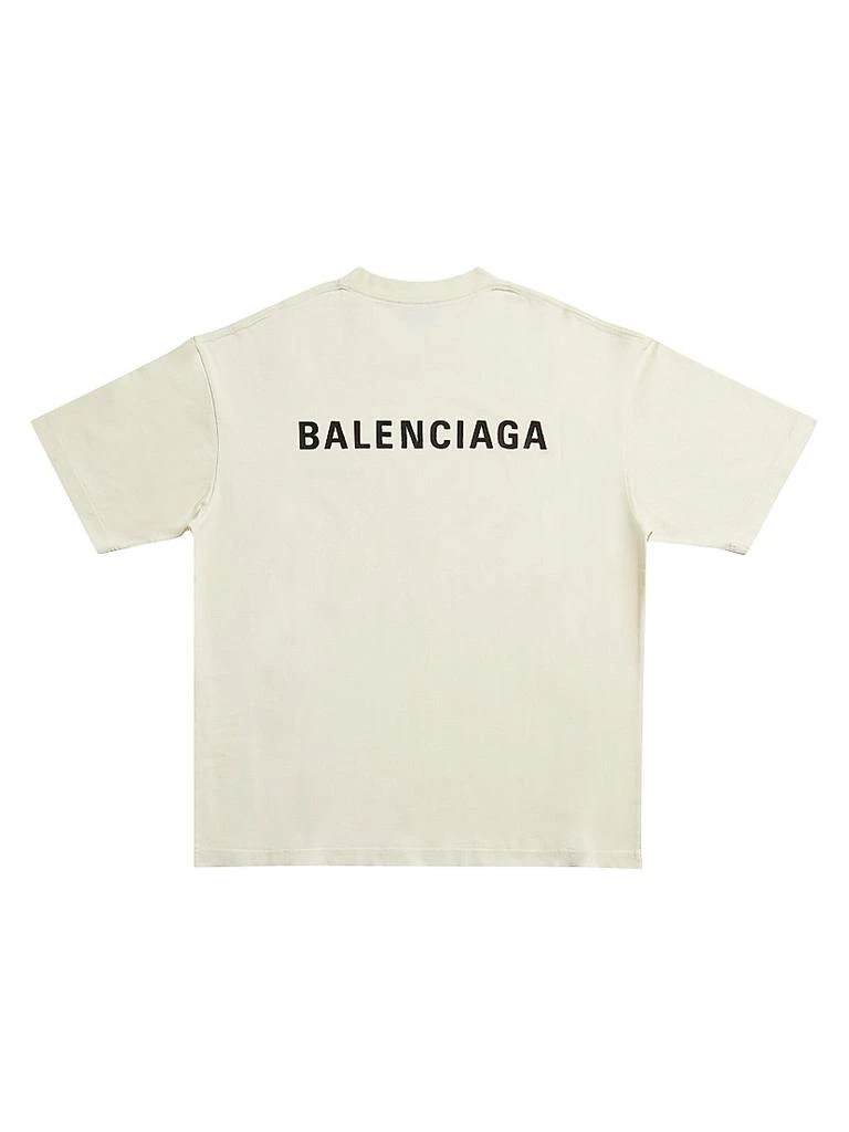 商品Balenciaga|Balenciaga Back T-Shirt Medium Fit,价格¥5428,第3张图片详细描述
