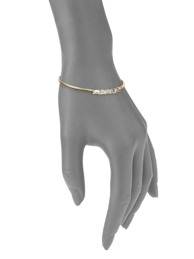 商品Nadri|18K 镀金水晶开口手环,价格¥290,第3张图片详细描述