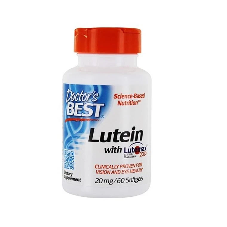 商品Doctors Best Vitamins|Doctors Best Lutein with Lutemax 20 mg Softgels, 60 Ea,价格¥83,第1张图片