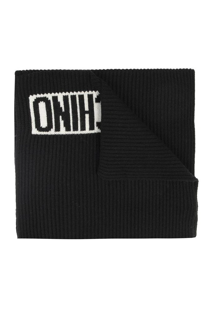 商品Moschino|Moschino Logo Intarsia-Knit Scarf,价格¥545,第1张图片