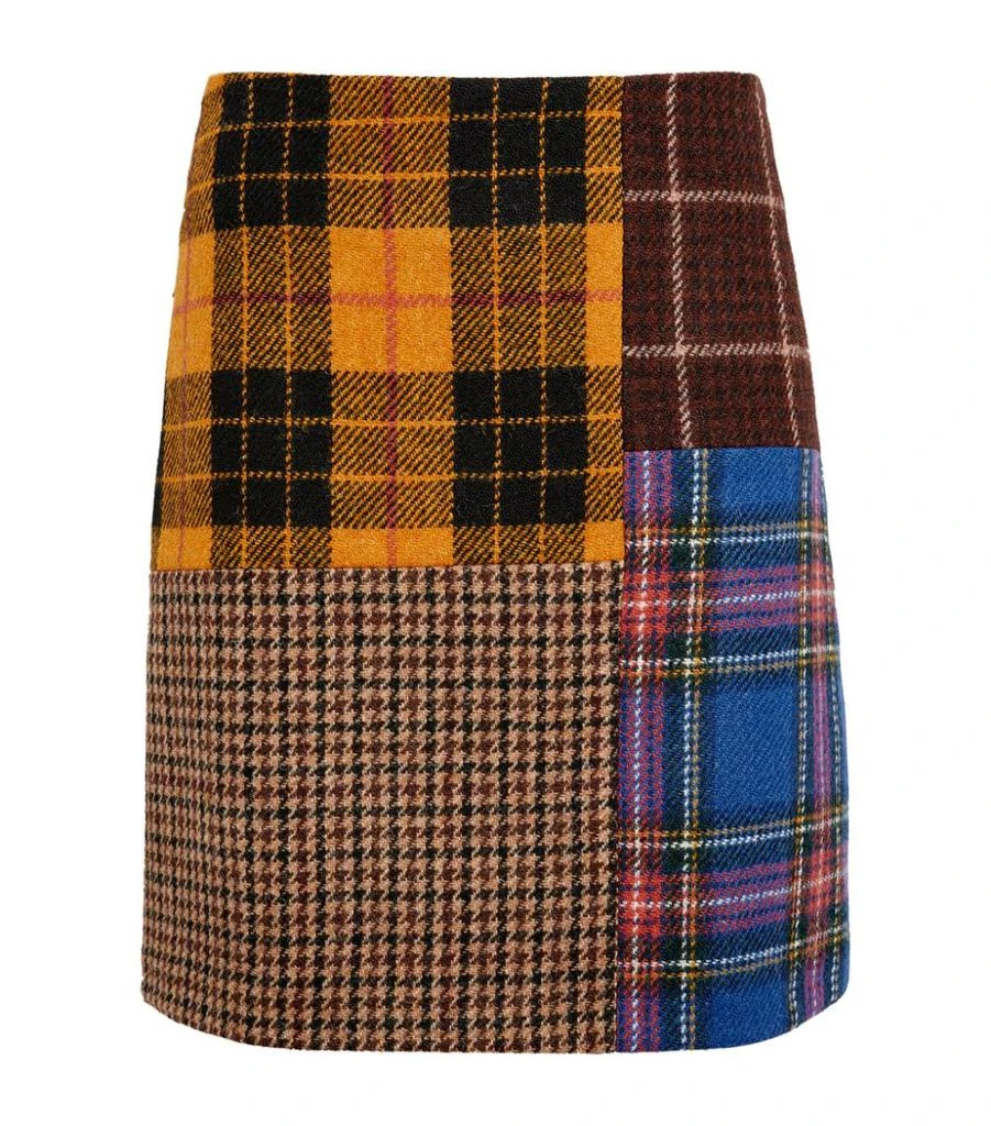 商品Weekend Max Mara|Patchwork Mini Skirt,价格¥2979,第1张图片