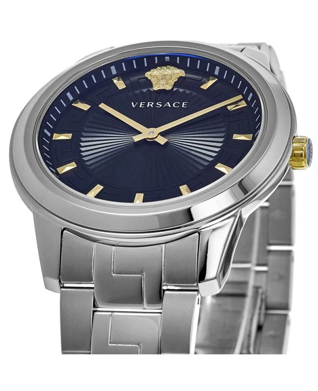商品Versace|范思哲 Greaca 黑色表盘女士石英手表 VEPX01121,价格¥1824,第2张图片详细描述