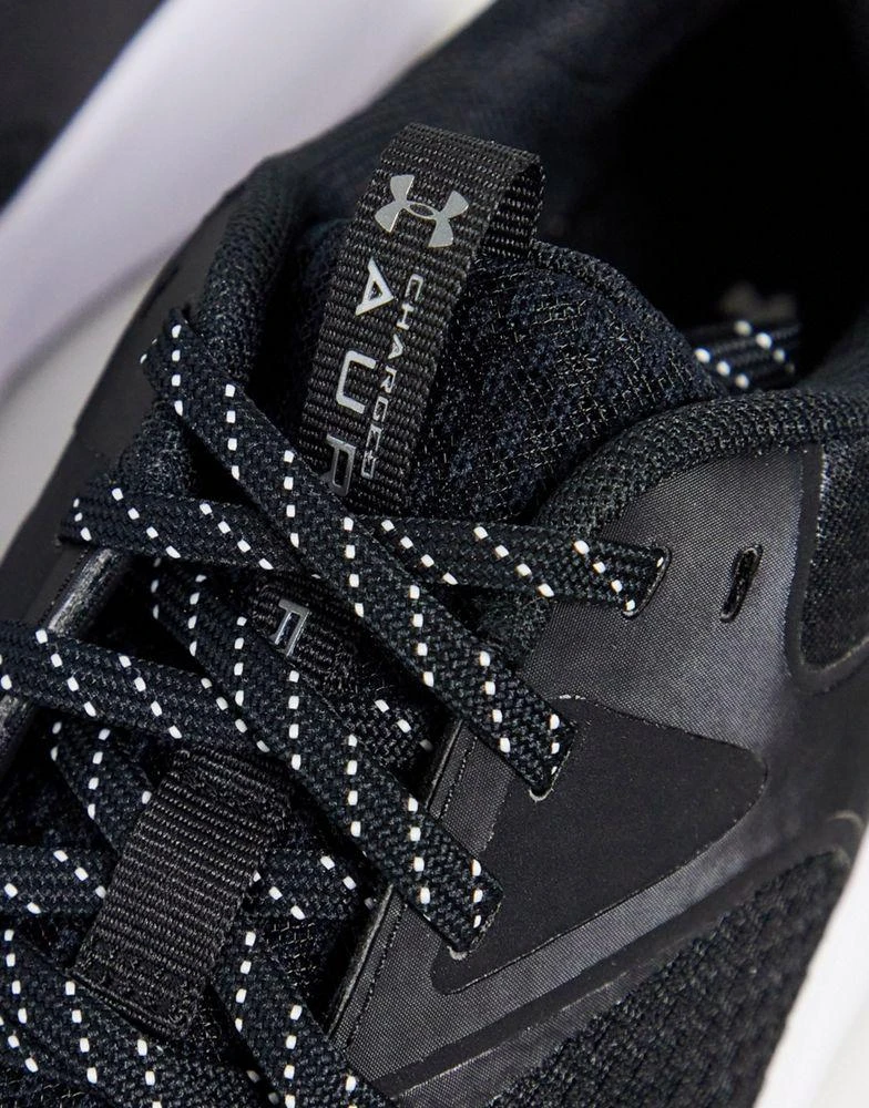 商品Under Armour|Under Armour Training Charged Aurora 2 trainers in black and white,价格¥442,第2张图片详细描述