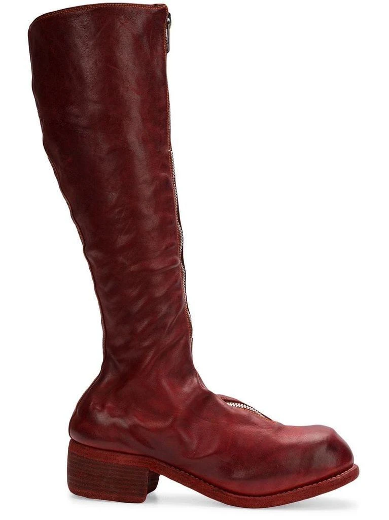 商品guidi|GUIDI WOMEN PL3 FRONT ZIP TALL BOOT,价格¥6763,第1张图片