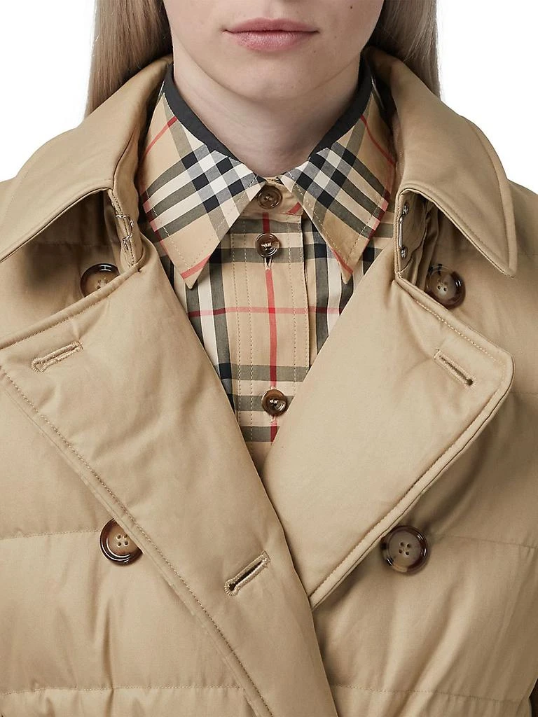 商品Burberry|Ashwick Long Quilted Down Logo Coat,价格¥19414,第5张图片详细描述