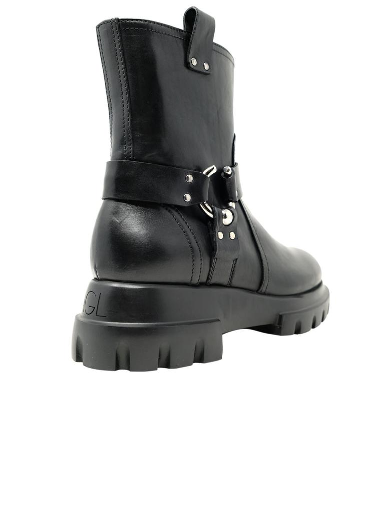 Agl Black Leather Ankle Boots商品第3张图片规格展示