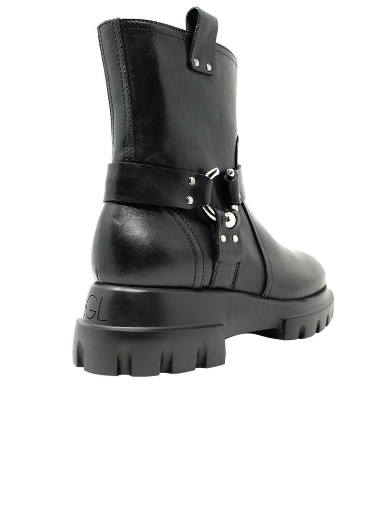 商品AGL|Agl Black Leather Ankle Boots,价格¥3191,第3张图片详细描述