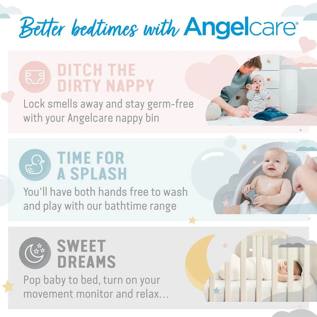 Angelcare Soft Touch Baby Bath Support - Aqua 商品