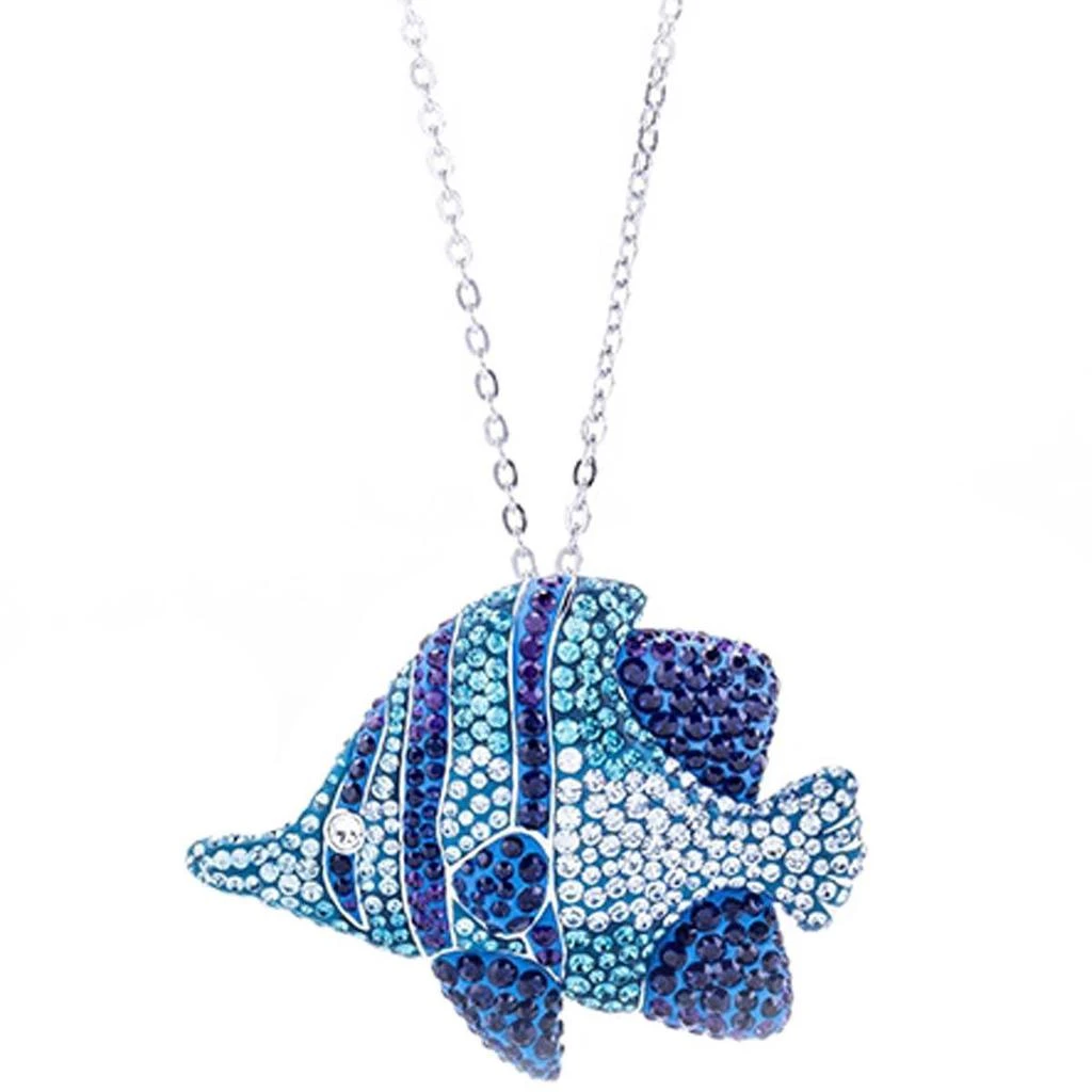 商品Swarovski|Swarovski Women's Necklace - Enchanted Fish Crystal Pendant Metal Plating | 5195533,价格¥656,第2张图片详细描述