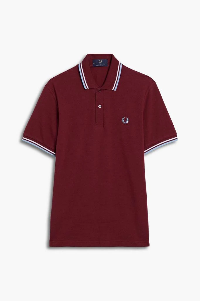 商品Fred Perry|英产 男款棉麻Polo衫 多款配色,价格¥376,第1张图片