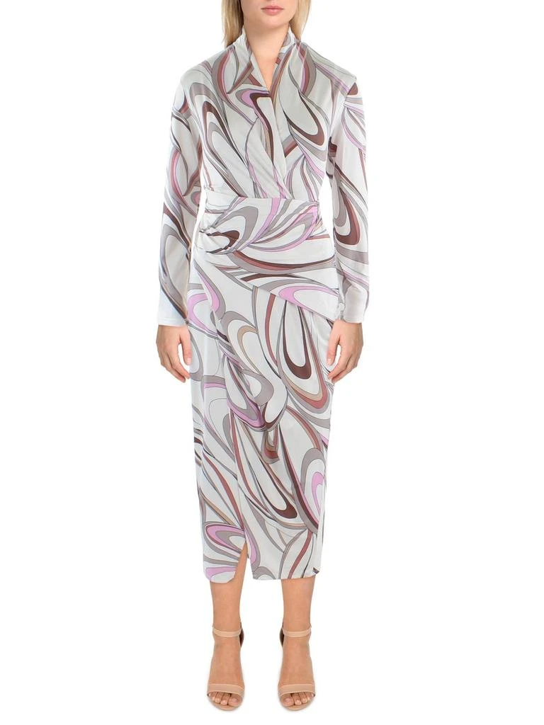 商品RACHEL Rachel Roy|Womens Faux Wrap Midi Wrap Dress,价格¥263,第1张图片