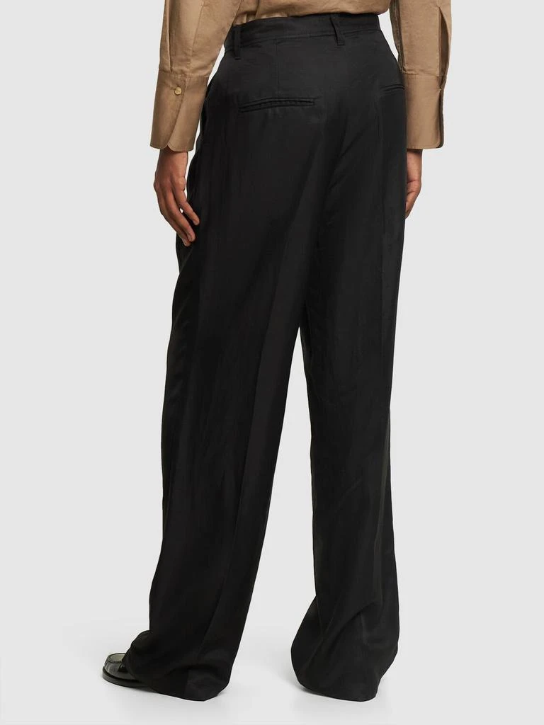 商品ANINE BING|Carrie Wide Linen Blend Pants,价格¥1414,第2张图片详细描述