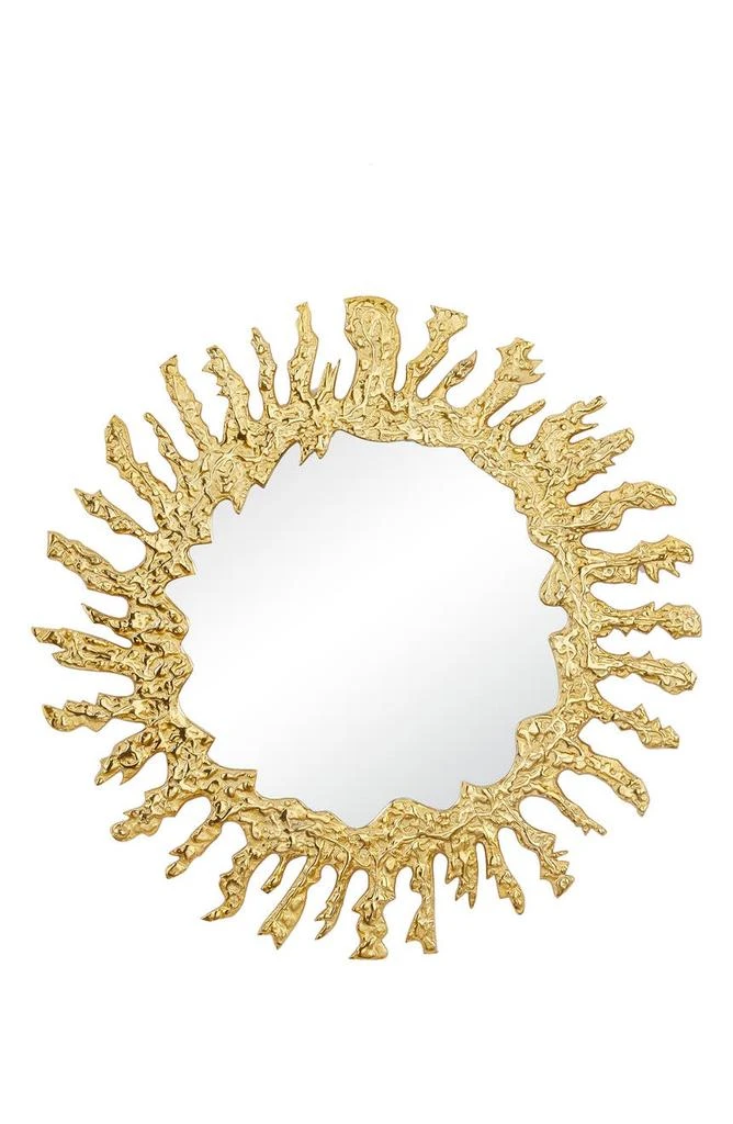 商品VIVIAN LUNE HOME|Goldtone Aluminum Starburst Wall Mirror,价格¥2444,第1张图片