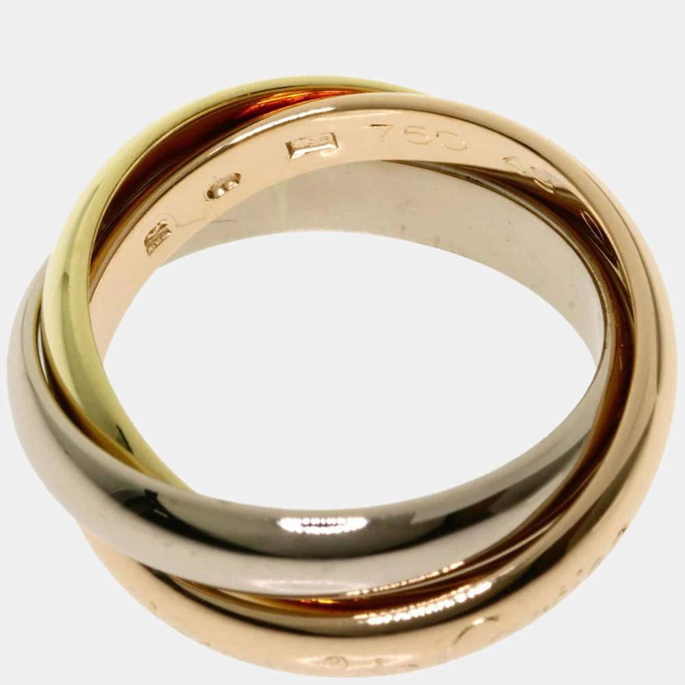 商品[二手商品] Cartier|Cartier Les Must De Cartier Trinity 18K Yellow Rose and White Gold Ring EU 49,价格¥5599,第2张图片详细描述