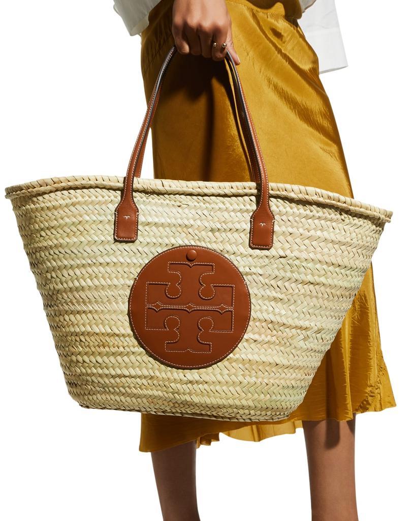 商品Tory Burch|Ella Large Straw Basket Tote Bag,价格¥2631,第4张图片详细描述