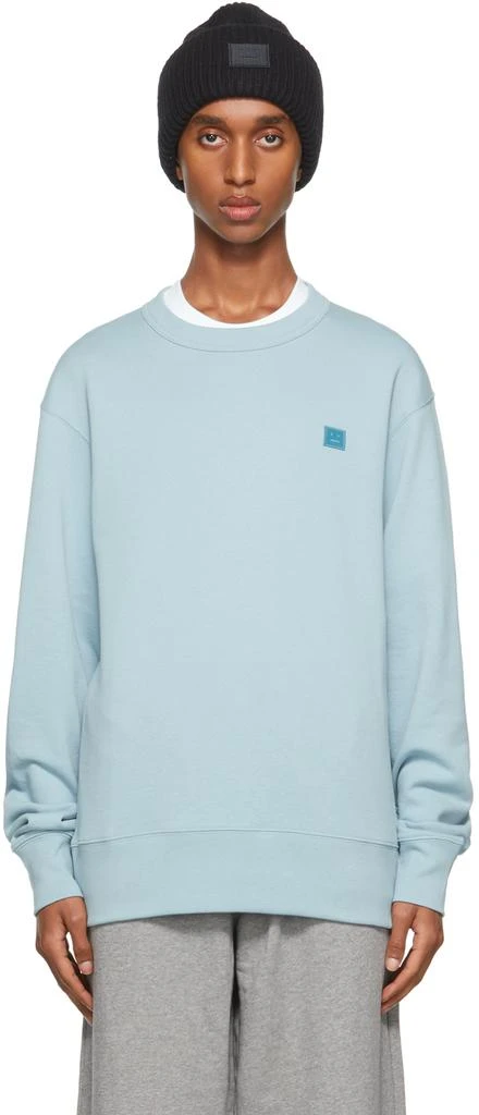 商品Acne Studios|Blue Crewneck Sweatshirt,价格¥1624,第1张图片