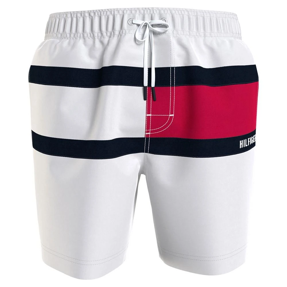 商品Tommy Hilfiger|Men's Big & Tall Signature Flag Swim Trunk,价格¥492,第1张图片