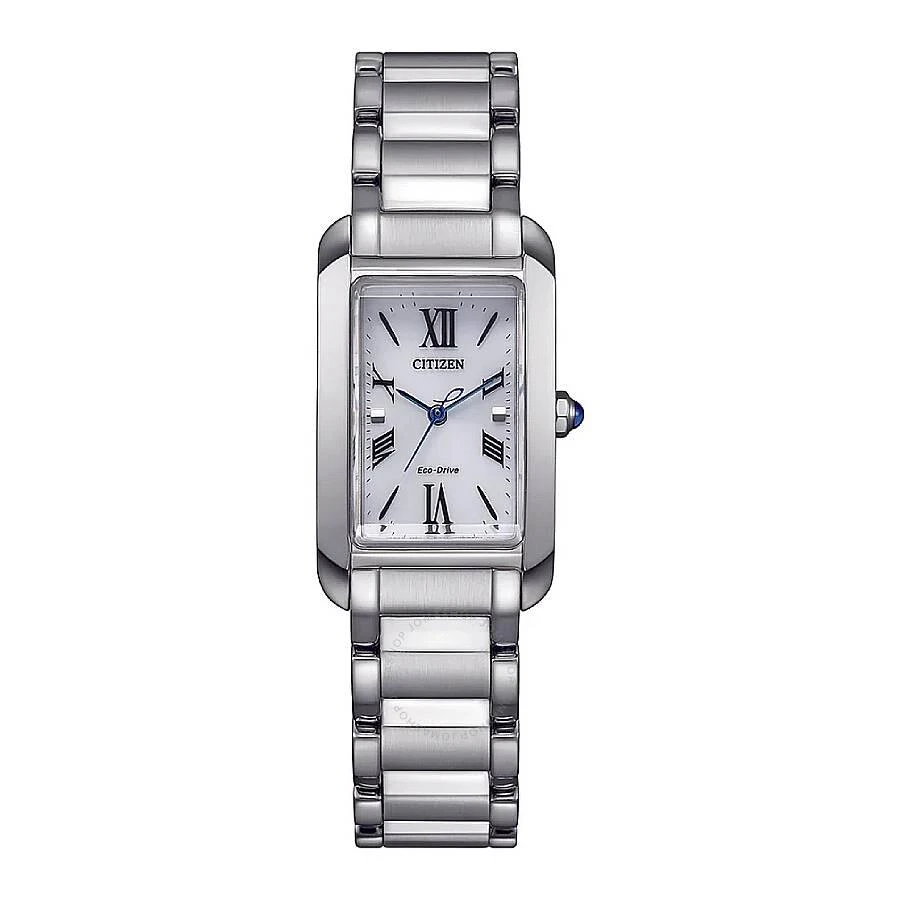 商品Citizen|L Eco-Drive White Dial Ladies Watch EW5620-55A,价格¥1883,第1张图片