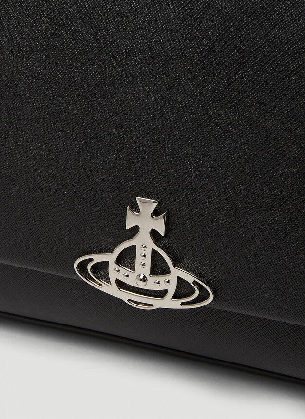 商品Vivienne Westwood|Lucy Medium Shoulder Bag in Black,价格¥3516,第6张图片详细描述
