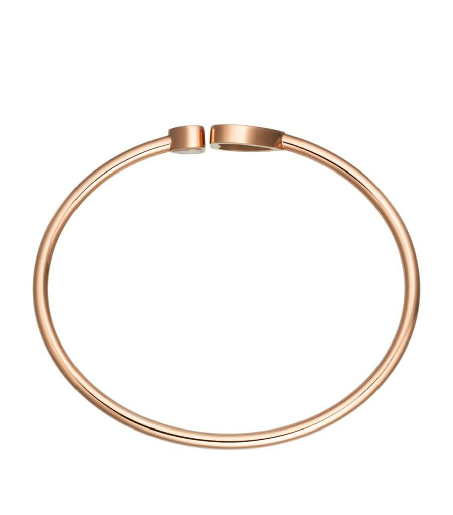 商品Chopard|Rose Gold and Diamond Happy Hearts Bangle,价格¥25512,第4张图片详细描述