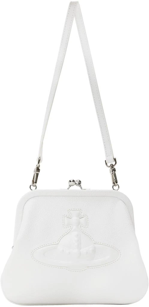 商品Vivienne Westwood|White Vivienne's Clutch Bag,价格¥2908,第1张图片