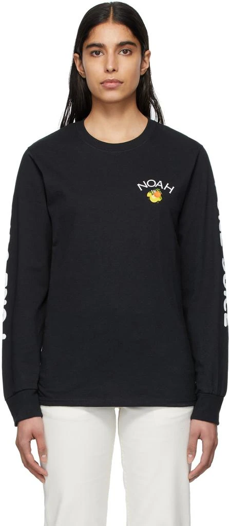 商品Noah|Black 'Pure Juice' Long Sleeve T-Shirt,价格¥376,第1张图片