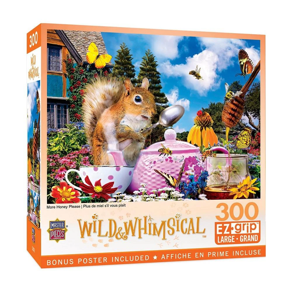 商品MasterPieces Puzzles|Wild & Whimsical - More Honey Please 300 Piece Adult Jigsaw Puzzle,价格¥149,第1张图片