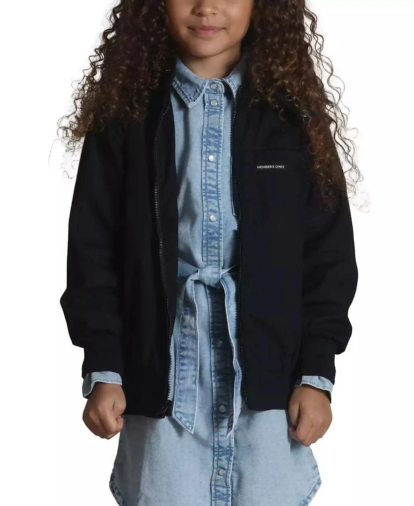 商品Members Only|Toddler Girls Iconic Racer Jacket,价格¥371,第1张图片