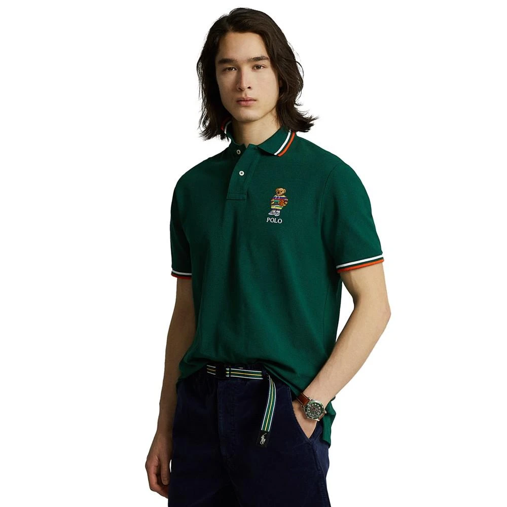 商品Ralph Lauren|拉夫劳伦男装 早秋定制修身Polo熊Polo衫,价格¥318,第1张图片