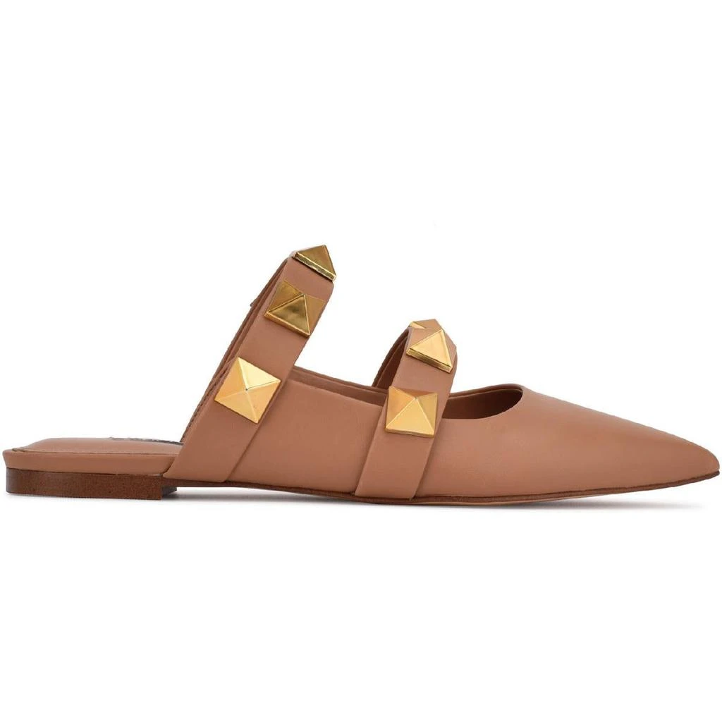 商品Nine West|Nine West Womens Dua Leather Studded Mules,价格¥342,第2张图片详细描述