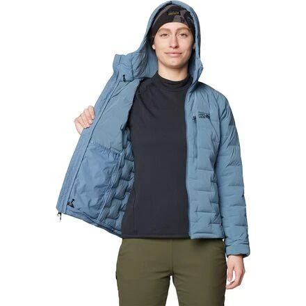 商品Mountain Hardwear|Stretchdown Hooded Jacket - Women's,价格¥980,第4张图片详细描述