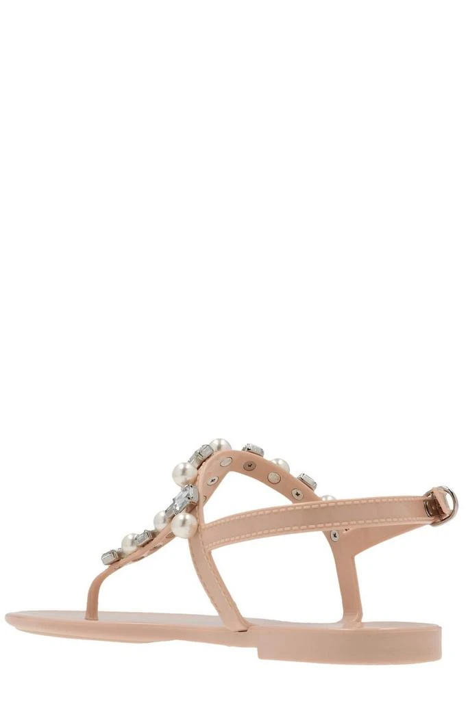 商品Stuart Weitzman|Stuart Weitzman Goldie Embellished Jelly Sandals,价格¥1616,第2张图片详细描述