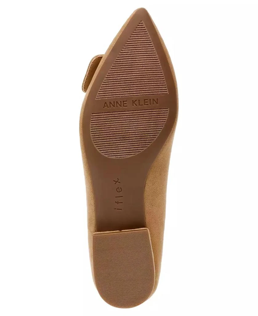 商品Anne Klein|Women's Kalea Pointed Toe Buckle Flats,价格¥589,第5张图片详细描述