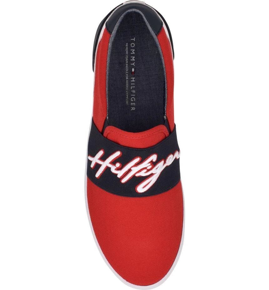 商品Tommy Hilfiger|Realist Canvas Twin Slip-On Sneaker,价格¥375,第4张图片详细描述