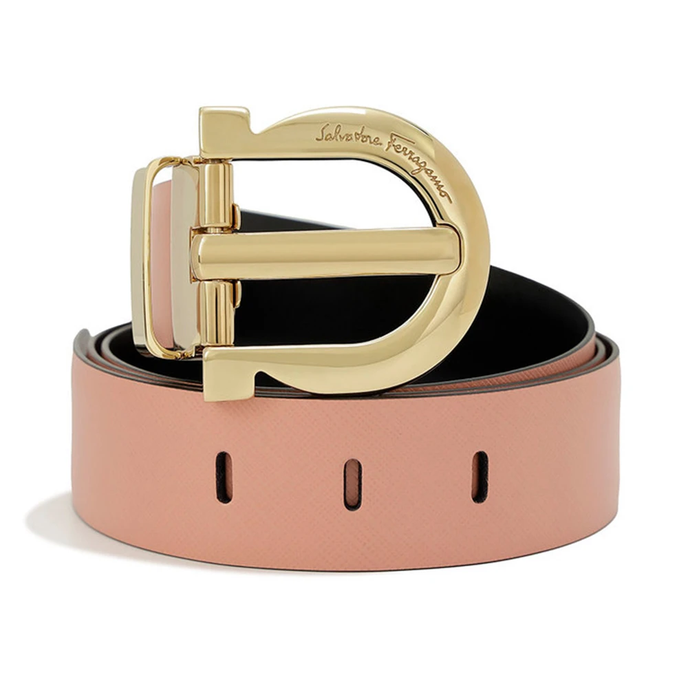 商品Salvatore Ferragamo|SALVATORE FERRAGAMO 粉色女士腰带 23-8416-584108,价格¥2223,第1张图片