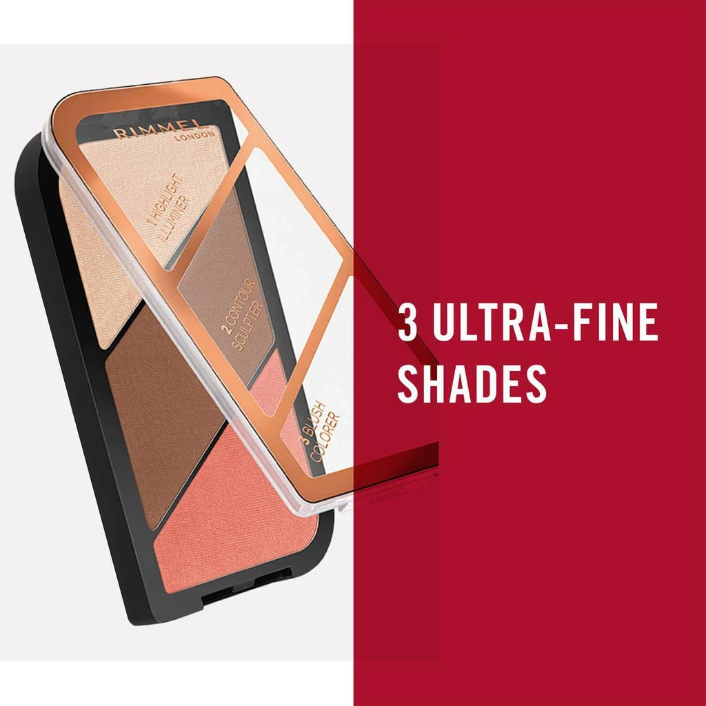 商品Rimmel|Rimmel Sculpting Highlighter Palette - 003 18.5g,价格¥78,第2张图片详细描述