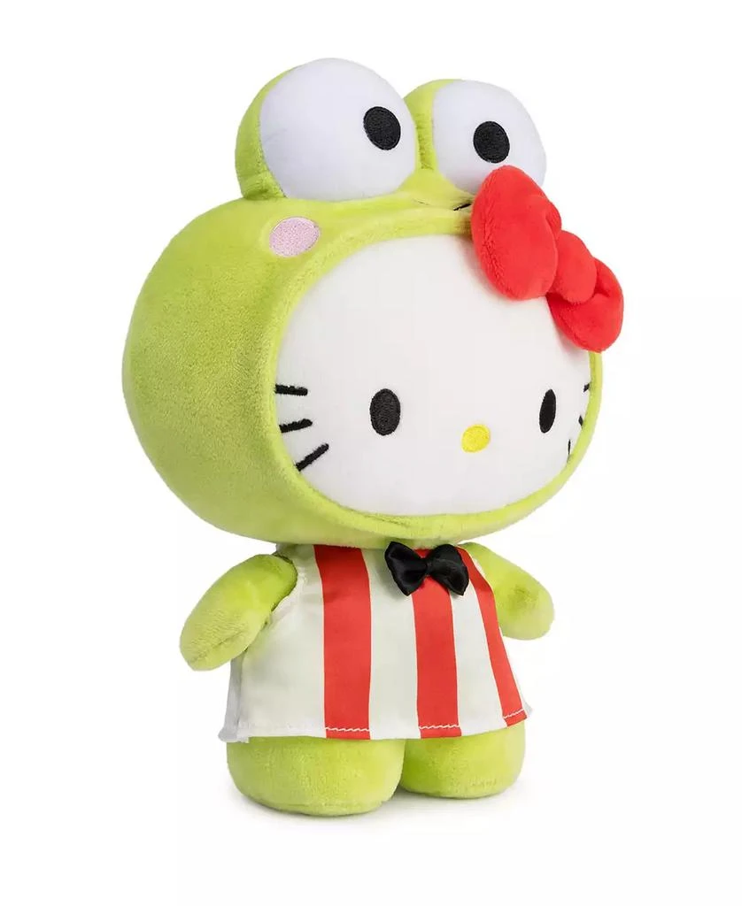 商品Hello Kitty|Keroppi Plush Toy, Premium Stuffed Animal, Green, 9.5",价格¥153,第3张图片详细描述